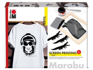 Screen printing sett for tekstiler