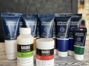 Farge-og mediumpakke "Kunsten å male" med Agita&Bjørn