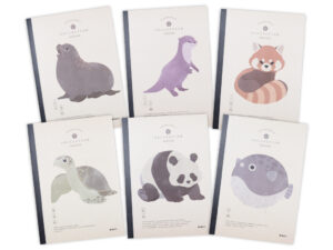 A5 Notatbok med dyreillustrasjon