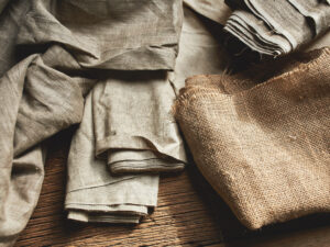 Steinvasket lin - metervare