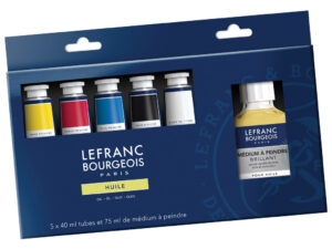Sett med oljemaling og malemedium | Lefranc
