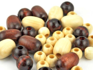 Makramè perler | ass. farger og str