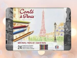 Pastel Blyanter sett med 24 stk